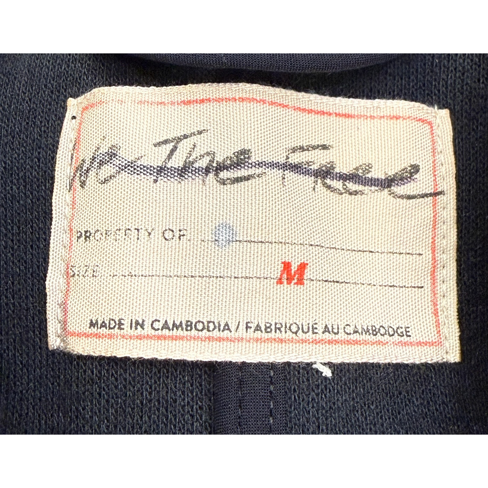 NEW FREE PEOPLE WE THE FREE BLACK SALLY CHORE JACKET COAT SZ M - Picture 3 of 5